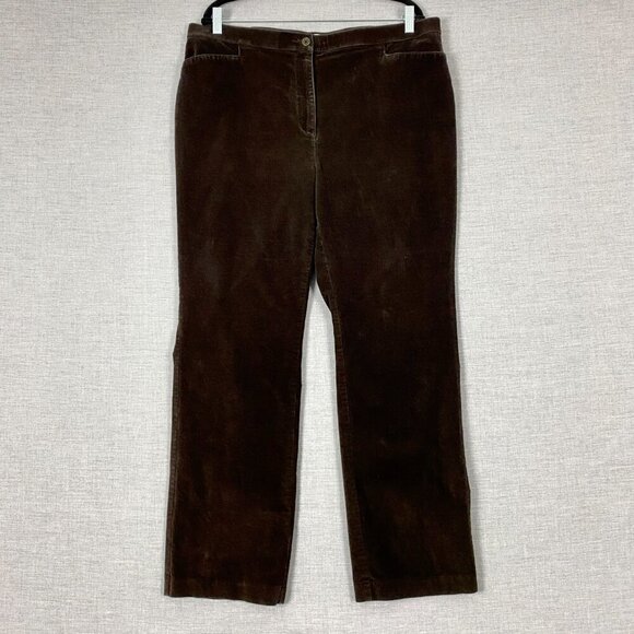 Northern Reflections Essential Slim Corduroy Pants Dark Brown - Picture 1 of 10